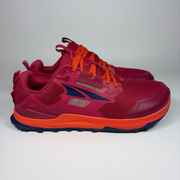 Altra Women's Lone Peak 7 Trail Running Shoe Size 10.5 Red/Orange Outdoor - Picture 4 of 11